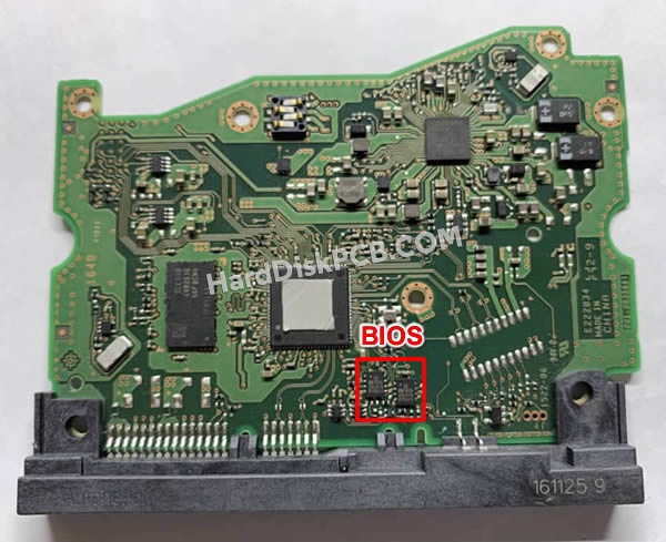 BIOSチップを交換する手順004-0B35661ウエスタンデジタル(WD)製HDDの基板PCB