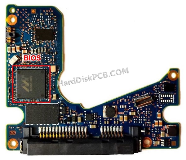 BIOSチップを交換する手順0A90415日立(HITACHI)製HDDの基板PCB