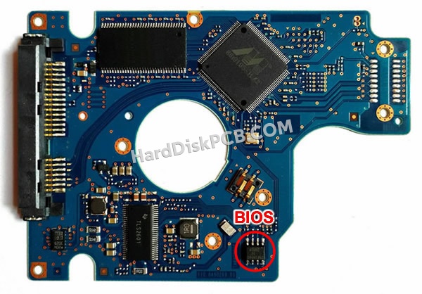 BIOSチップを交換する手順0J11459日立(HITACHI)製HDDの基板PCB