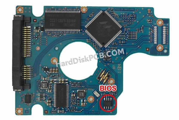 BIOSチップを交換する手順0J11465日立(HITACHI)製HDDの基板PCB
