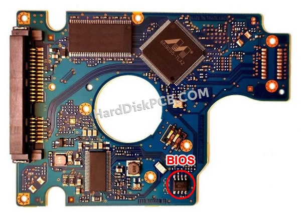 BIOSチップを交換する手順0J21935日立(HITACHI)製HDDの基板PCB