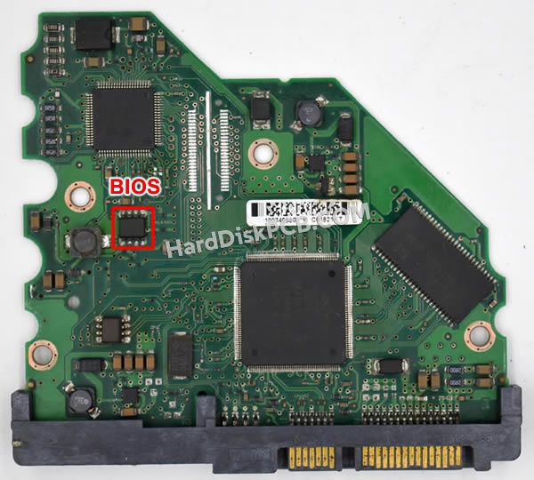 BIOSチップを交換する手順100336321シーゲイト(SEAGATE)製HDDの基板PCB