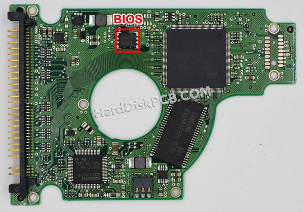 BIOSチップを交換する手順100342240シーゲイト(SEAGATE)製HDDの基板PCB
