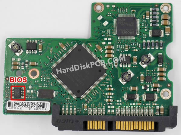 BIOSチップを交換する手順100367024シーゲイト(SEAGATE)製HDDの基板PCB