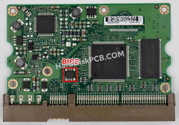 BIOSチップを交換する手順100367050シーゲイト(SEAGATE)製HDDの基板PCB