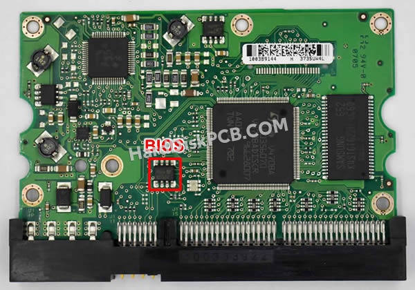BIOSチップを交換する手順100389148シーゲイト(SEAGATE)製HDDの基板PCB