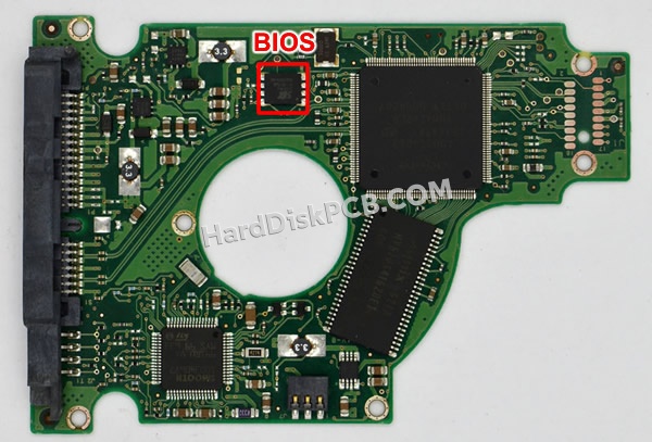 BIOSチップを交換する手順100397877シーゲイト(SEAGATE)製HDDの基板PCB