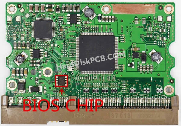 BIOSチップを交換する手順100427286シーゲイト(SEAGATE)製HDDの基板PCB