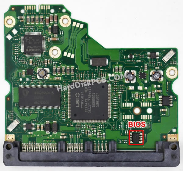 BIOSチップを交換する手順100475720シーゲイト(SEAGATE)製HDDの基板PCB