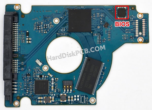 BIOSチップを交換する手順100535597シーゲイト(SEAGATE)製HDDの基板PCB