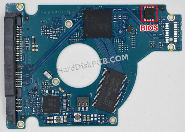 BIOSチップを交換する手順100536286シーゲイト(SEAGATE)製HDDの基板PCB