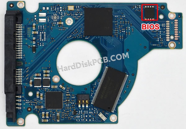 BIOSチップを交換する手順100564667シーゲイト(SEAGATE)製HDDの基板PCB
