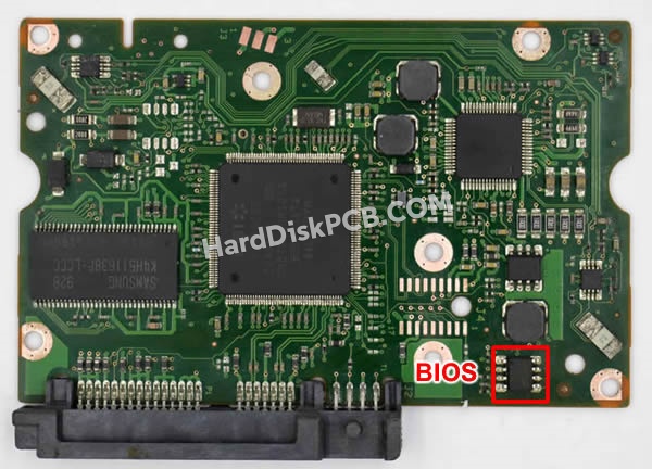 BIOSチップを交換する手順100579470シーゲイト(SEAGATE)製HDDの基板PCB