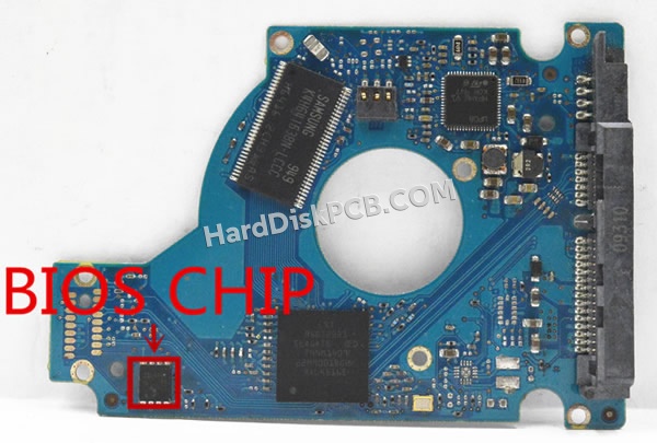 BIOSチップを交換する手順100588580シーゲイト(SEAGATE)製HDDの基板PCB