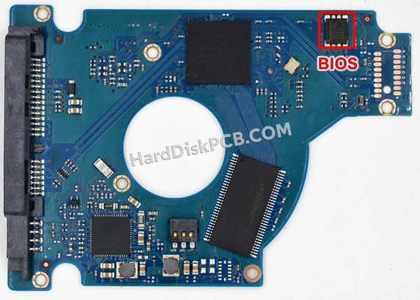 BIOSチップを交換する手順100591681シーゲイト(SEAGATE)製HDDの基板PCB
