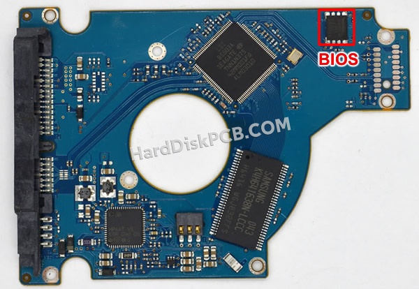 BIOSチップを交換する手順100599063シーゲイト(SEAGATE)製HDDの基板PCB