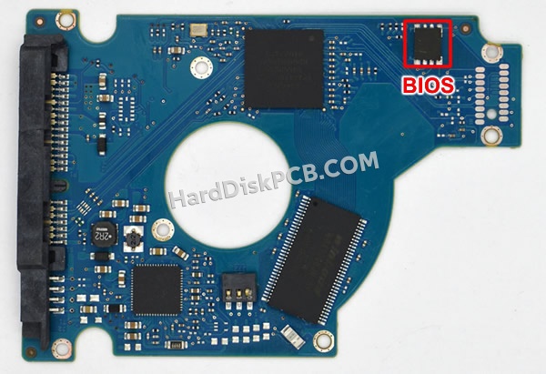 BIOSチップを交換する手順100611631シーゲイト(SEAGATE)製HDDの基板PCB