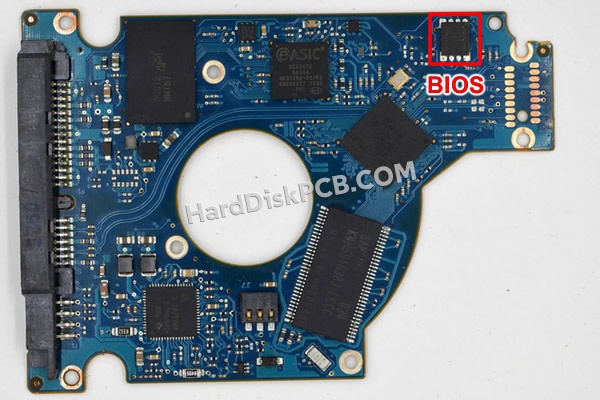 BIOSチップを交換する手順100612797シーゲイト(SEAGATE)製HDDの基板PCB