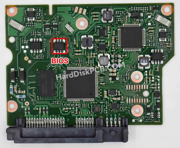 BIOSチップを交換する手順100627970シーゲイト(SEAGATE)製HDDの基板PCB