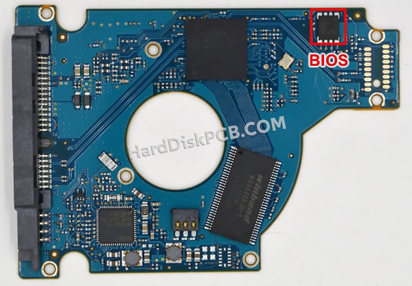 BIOSチップを交換する手順100656265シーゲイト(SEAGATE)製HDDの基板PCB