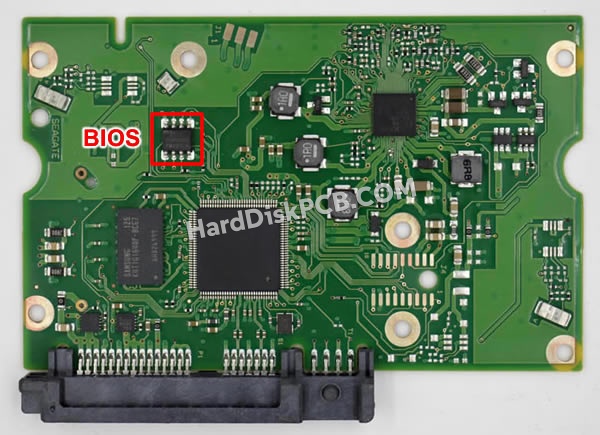 BIOSチップを交換する手順100656494シーゲイト(SEAGATE)製HDDの基板PCB