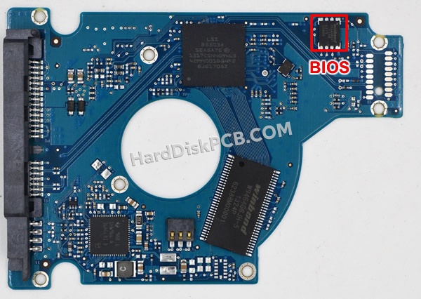 BIOSチップを交換する手順100660535シーゲイト(SEAGATE)製HDDの基板PCB