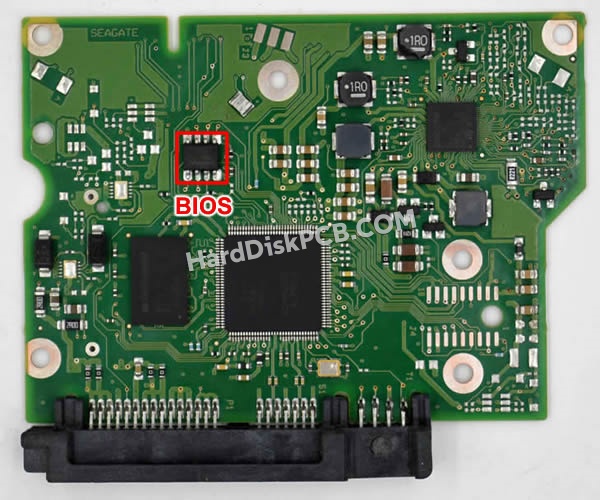 BIOSチップを交換する手順100674384シーゲイト(SEAGATE)製HDDの基板PCB