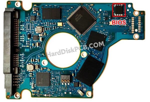 BIOSチップを交換する手順100685485シーゲイト(SEAGATE)製HDDの基板PCB