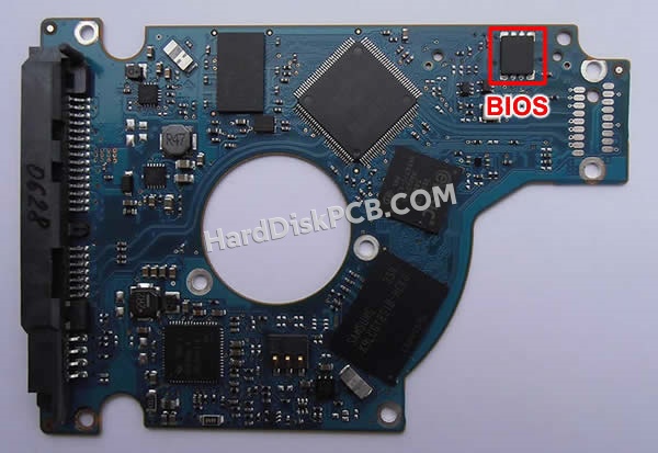 BIOSチップを交換する手順100705349シーゲイト(SEAGATE)製HDDの基板PCB