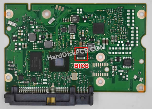 BIOSチップを交換する手順100707482シーゲイト(SEAGATE)製HDDの基板PCB