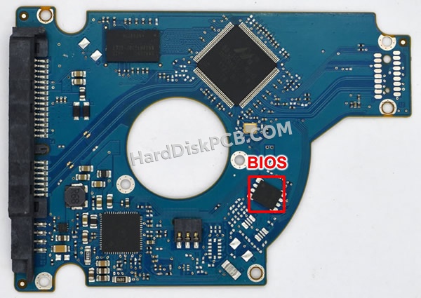BIOSチップを交換する手順100729420シーゲイト(SEAGATE)製HDDの基板PCB