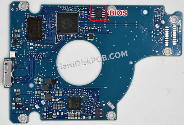 BIOSチップを交換する手順100732076シーゲイト(SEAGATE)製HDDの基板PCB