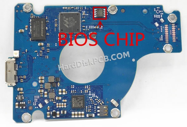 BIOSチップを交換する手順100740633シーゲイト(SEAGATE)製HDDの基板PCB