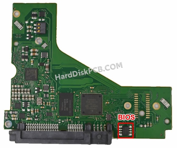 BIOSチップを交換する手順100743767シーゲイト(SEAGATE)製HDDの基板PCB