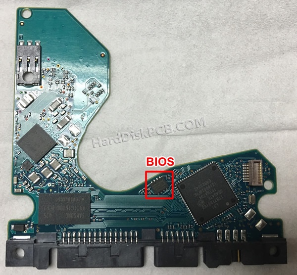 BIOSチップを交換する手順100756566シーゲイト(SEAGATE)製HDDの基板PCB