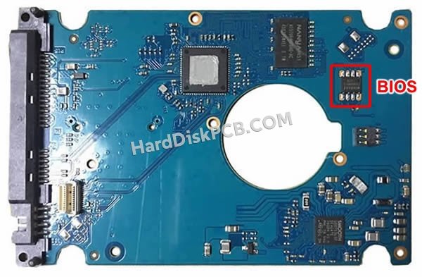 BIOSチップを交換する手順100763532シーゲイト(SEAGATE)製HDDの基板PCB