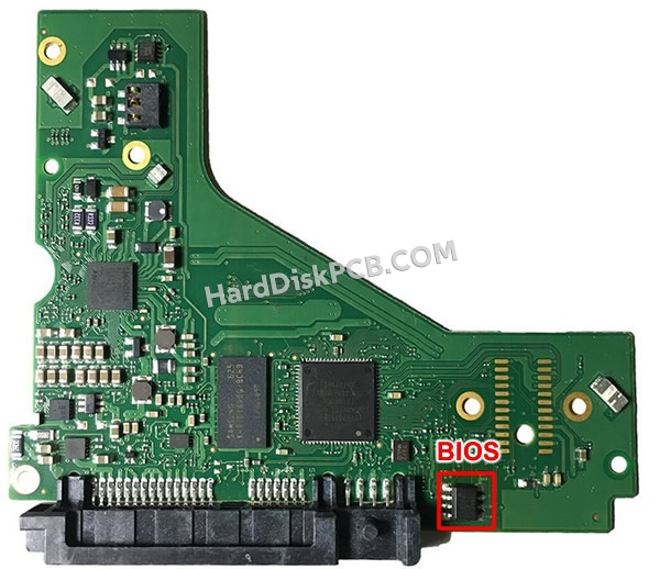 BIOSチップを交換する手順100764669シーゲイト(SEAGATE)製HDDの基板PCB