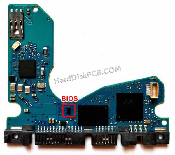 BIOSチップを交換する手順100781943シーゲイト(SEAGATE)製HDDの基板PCB