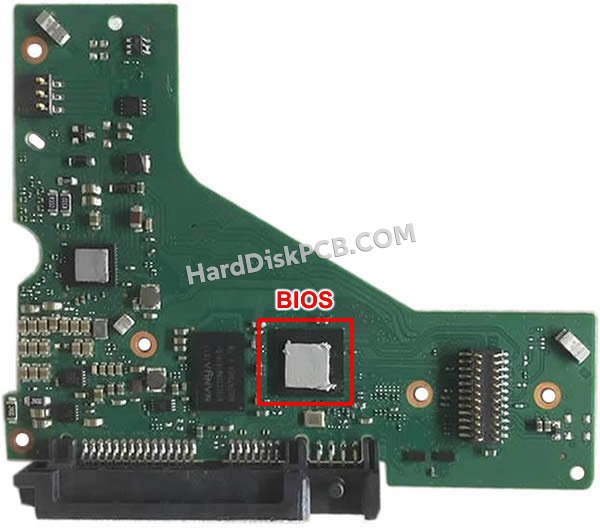 BIOSチップを交換する手順100784953シーゲイト(SEAGATE)製HDDの基板PCB