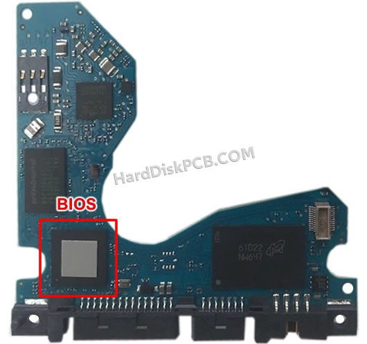 BIOSチップを交換する手順100793567シーゲイト(SEAGATE)製HDDの基板PCB