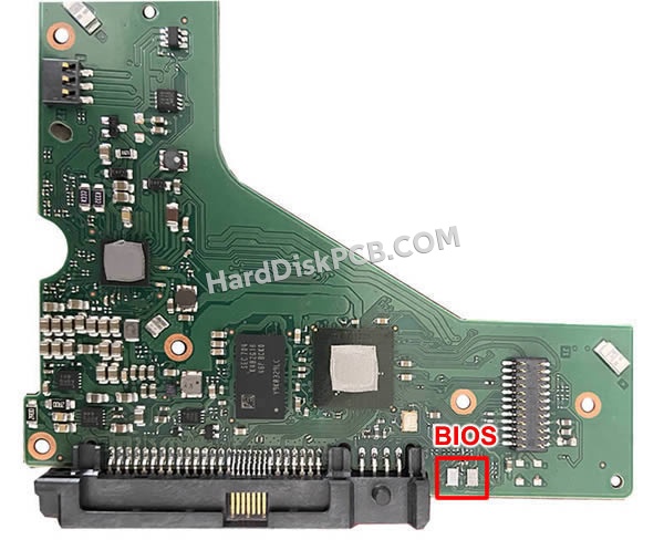 BIOSチップを交換する手順100794849シーゲイト(SEAGATE)製HDDの基板PCB