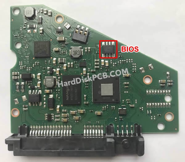 BIOSチップを交換する手順100815595シーゲイト(SEAGATE)製HDDの基板PCB