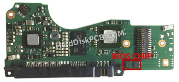 BIOSチップを交換する手順100831808シーゲイト(SEAGATE)製HDDの基板PCB