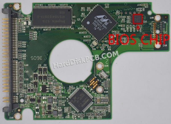 BIOSチップを交換する手順2060-701285-001ウエスタンデジタル(WD)製HDDの基板PCB