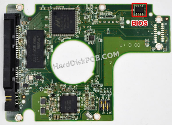 BIOSチップを交換する手順2060-771714-000ウエスタンデジタル(WD)製HDDの基板PCB