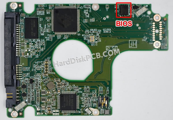 BIOSチップを交換する手順2060-771852-001ウエスタンデジタル(WD)製HDDの基板PCB