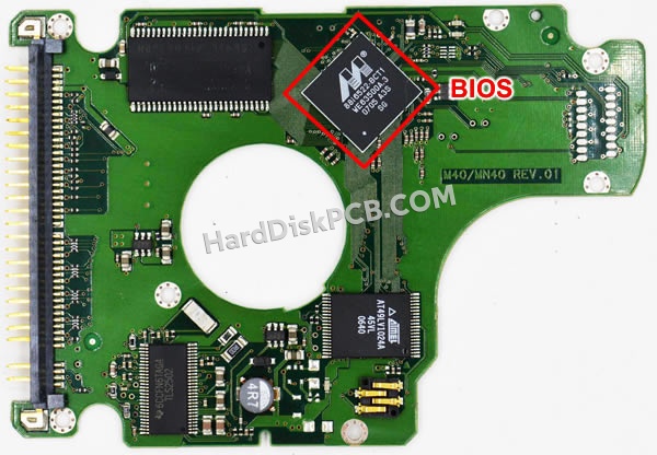 BIOSチップを交換する手順BF41-00101Aサムスン(SAMSUNG)製HDDの基板PCB