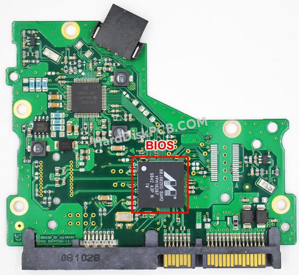 BIOSチップを交換する手順BF41-00204Bサムスン(SAMSUNG)製HDDの基板PCB