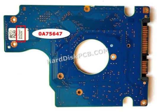 0A75647 日立(HITACHI)製HDDのPCB基板 - 画像 (2)