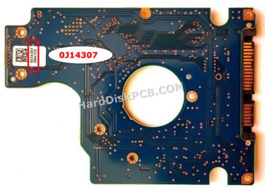 0J14307 日立(HITACHI)製HDDのPCB基板 - 画像 (2)